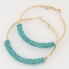 Fashion Jewelry Metal Versatile Simple Bead Earrings Nhsc202460
