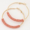 Fashion Jewelry Metal Versatile Simple Bead Earrings Nhsc202460