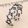 Fashion Jewelry Metal Vintage Woven Open Ring Nhsc202472