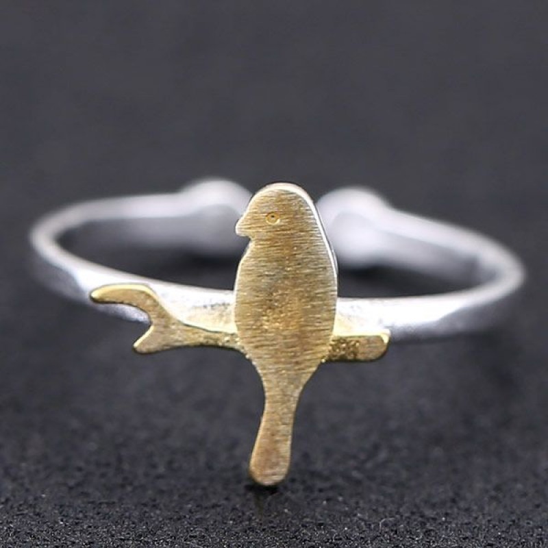 Fashion Jewelry Korean Fashion Sweet Ol Bird Ring Nhsc202475