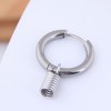 Earrings Men39s Simple Earrings Men39s Simple Hiphop Titanium Steel Spring Men39s Earrings Nhsc203479