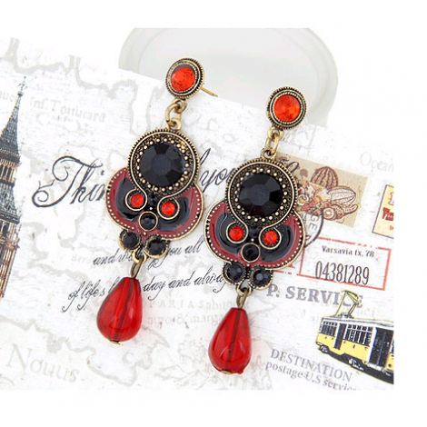 Fashion Metal Simple Water Drop Earrings Yiwu Toppinggoods Wholesale Nhsc208618