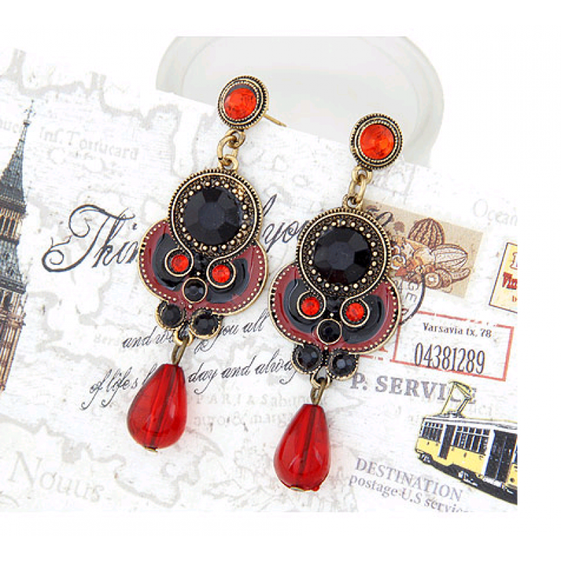 Fashion Metal Simple Water Drop Earrings Yiwu Toppinggoods Wholesale Nhsc208618