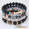 Fashion Trend Is Simple And Versatile Multilayer Bead Bracelet Yiwu Toppinggoods Wholesale Nhsc208620