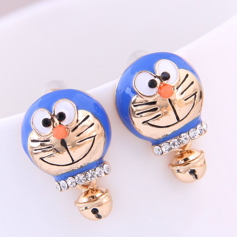 Korean Fashion Sweet Ol Bell Cat Earrings Yiwu Toppinggoods Wholesale Nhsc208661