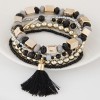 New Bohemian Metal Wild Rice Beads Tassel Multilayer Bracelet Yiwu Toppinggoods Wholesale Nhsc209549