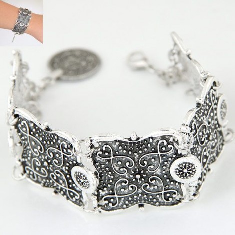 Metal Simple Exaggerated Bracelet Yiwu Toppinggoods Wholesale Nhsc209566