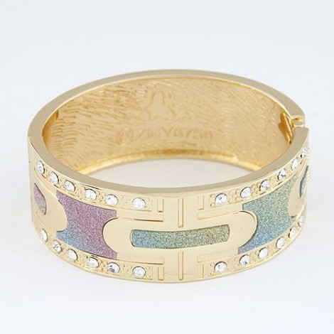 Fashionable Metal Diamond Simple And Versatile Bracelet Yiwu Toppinggoods Wholesale Nhsc209572