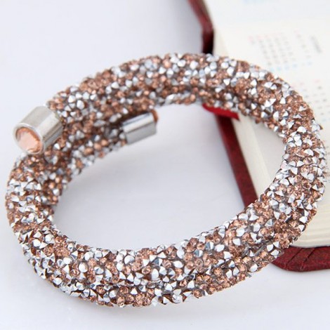 Fashion Double Opening Bracelet Yiwu Toppinggoods Wholesale Nhsc210076