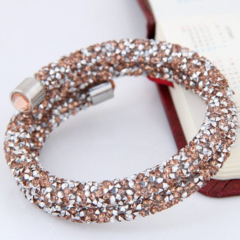 Fashion Double Opening Bracelet Yiwu Toppinggoods Wholesale Nhsc210076