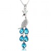 New Genuine Gold Electroplated Malachite Zircon Necklace Yiwu Toppinggoods Wholesale Nhsc210083