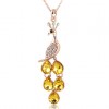 New Genuine Gold Electroplated Malachite Zircon Necklace Yiwu Toppinggoods Wholesale Nhsc210083