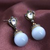 Korean Fashion Sweet Opal Earrings Yiwu Toppinggoods Wholesale Nhsc210438