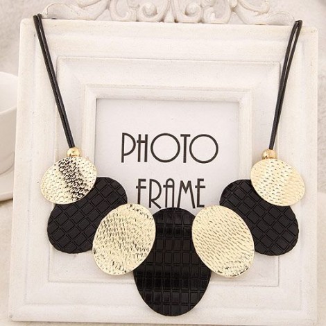 Fashion Wild Metal Simple Round Brand Necklace Yiwu Toppinggoods Wholesale Nhsc210460