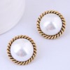 Korean Fashion Sweet Ol Pearl Earrings Yiwu Toppinggoods Wholesale Nhsc210804