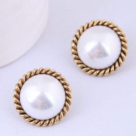 Korean Fashion Sweet Ol Pearl Earrings Yiwu Toppinggoods Wholesale Nhsc210804