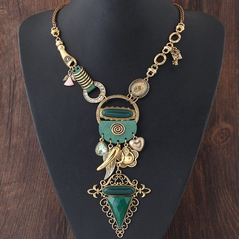 Metal Wild Exaggerated Necklace Yiwu Toppinggoods Wholesale Nhsc211315
