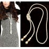 Imitation Pearl Simple Super Long Necklace Yiwu Toppinggoods Wholesale Nhsc211317