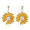 Korean Fashion Sweet And Simple Chrysanthemum Personality Earrings Nhsc216996