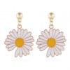 Korean Fashion Sweet And Simple Chrysanthemum Personality Earrings Nhsc216996