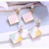 Korean Fashion Sweet And Simple Geometric Square Personality Temperament Earrings Nhsc216997