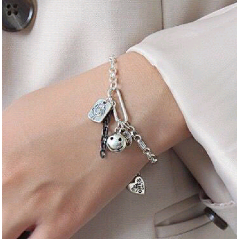 Fashion Retro Simple Multielement Pendant Personality Girl Bracelet Wholesale Nhsc217007