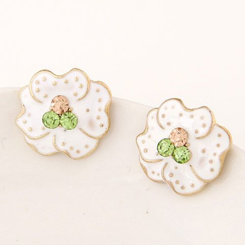 Korean Womens Earrings Wholesale Fashion Sweet Flower Temperament Earrings Nhsc217013