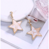 Korean Fashion Metal Sweet And Simple Fivepointed Star Earrings Nhsc219068