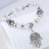 Fashion Simple Demon Eye Crystal Wild Metal Palm Pendant Personality Bracelet Wholesale Toppinggoods Nhsc219330