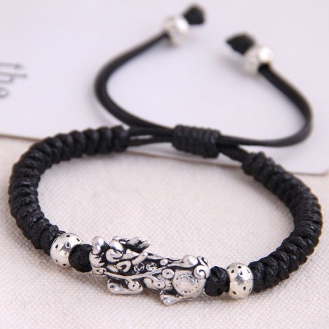 Fashion Retro Trend Concise Unicorn Braided Temperament Bracelet Wholesale Toppinggoods Nhsc221075