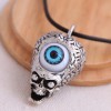 Fashion Retro Trend Mens Domineering Retro Skull Demon Eye Exaggerated Necklace Wholesale Toppinggoods Nhsc221081