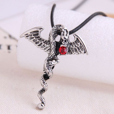 Fashion Retro Devil Stick Trend Mens Domineering Retro Exaggerated Necklace Wholesale Toppinggoods Nhsc221088