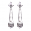 Fashion Metal Simple Flash Diamond Personality Temperament Earrings  Wholesale Toppinggoods Nhsc221631