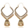 New Retro Texture Bohemian Earrings Simple Square Bell Drop Spike Temperament Earrings Wholesale Toppinggoods Nhsc222302