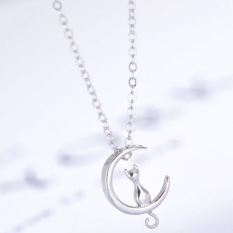 Exquisite Korean Fashion Sweet Cute Cat Personality Necklace Wholesale Niihaojewelry Nhsc223410