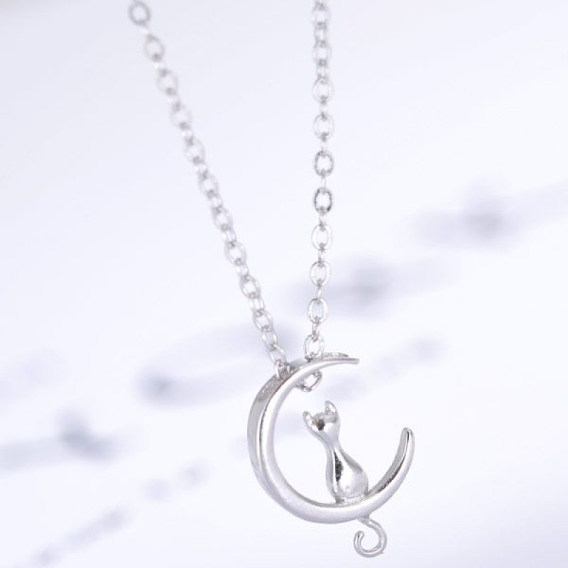 Exquisite Korean Fashion Sweet Cute Cat Personality Necklace Wholesale Niihaojewelry Nhsc223410