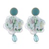 Korean Fashion Simple Idyllic Flowers Water Droplets Personality Temperament Earrings Wholesale Toppinggoods Nhsc225004