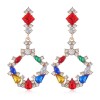 Metal Simple Circle Bright Temperament Exaggerated Earrings Wholesale Toppinggoods Nhsc225008