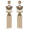 New Retro Texture Bohemian Celebrity Style Simple Bells Drip Tassel Temperament Earrings Wholesale Toppinggoods Nhsc225291