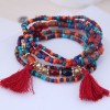 New Trend Bohemian Celebrity Style Mix And Match Rice Beads Accessories Tassel Temperament Multilayer Bracelet Wholesale Toppinggoods Nhsc225548