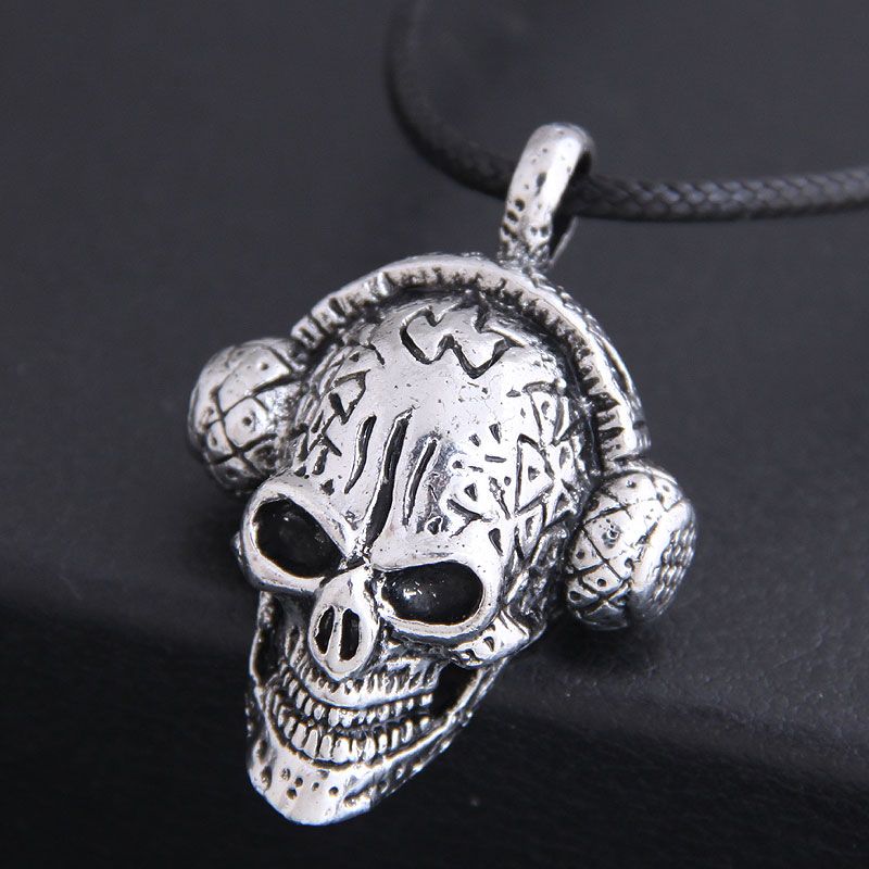 New Fashion Men Domineering Retro Skull Personality Necklace Wholesale Toppinggoods Nhsc225557