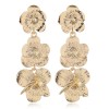 Fashion Metal Jane Flower Clean Temperament Earrings Wholesale Toppinggoods Nhsc225574