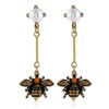 Fashion Metal Simple And Wild Bee Temperament Earrings Wholesale Toppinggoods Nhsc225575
