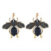 Metal Simple Shine Gemstone Ladybug Fashion Temperament Exaggerated Earrings Wholesale Toppinggoods Nhsc225576