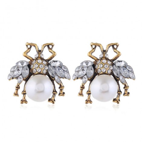 Metal Simple Ladybug Fashion Temperament Exaggerated Earrings Wholesale Toppinggoods Nhsc225579