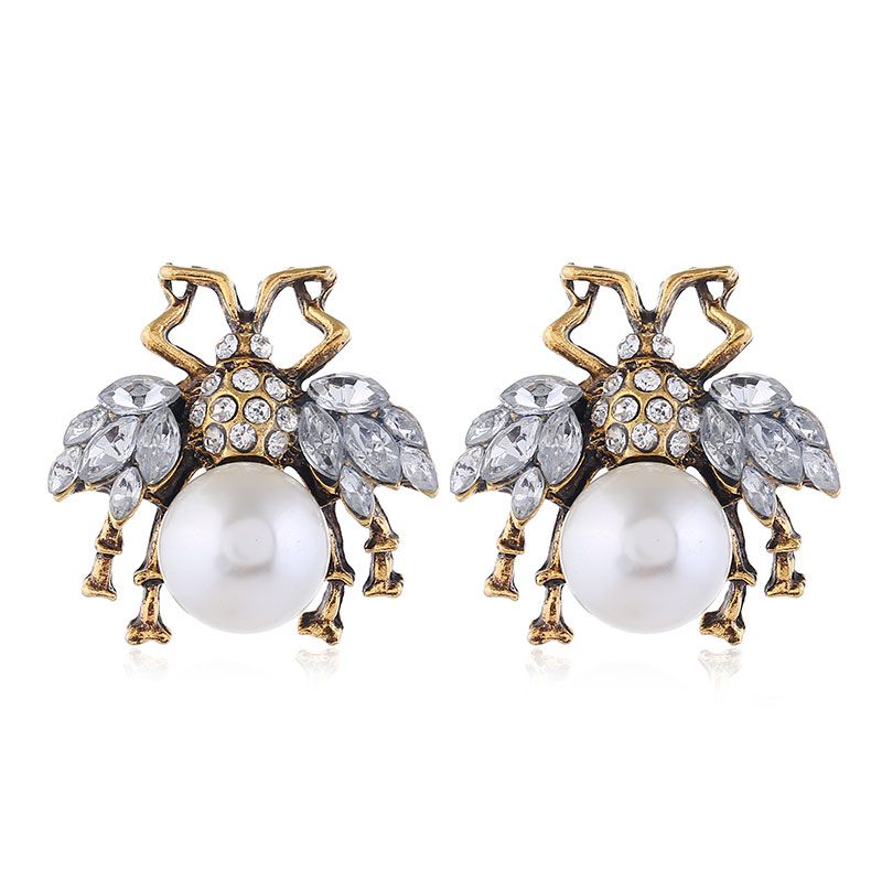 Metal Simple Ladybug Fashion Temperament Exaggerated Earrings Wholesale Toppinggoods Nhsc225579