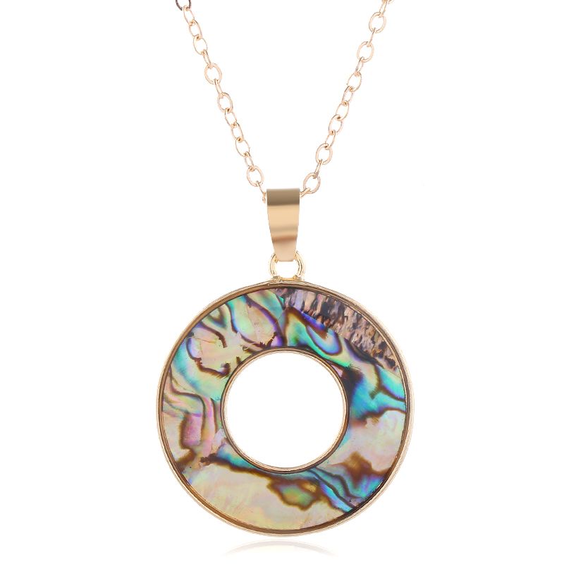 Fashion Trend Simple Shell Simple Round Personality Necklace Wholesale Toppinggoods Nhsc226174