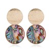 Fashion Trend Simple Shell Simple Round Earrings Wholesale Toppinggoods Nhsc226215