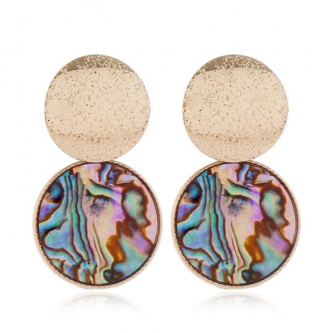 Fashion Trend Simple Shell Simple Round Earrings Wholesale Toppinggoods Nhsc226215