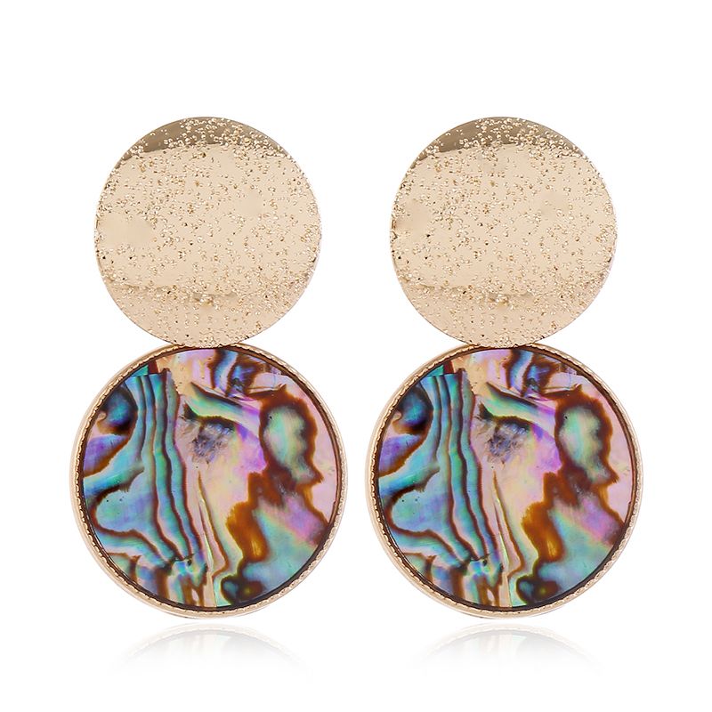 Fashion Trend Simple Shell Simple Round Earrings Wholesale Toppinggoods Nhsc226215